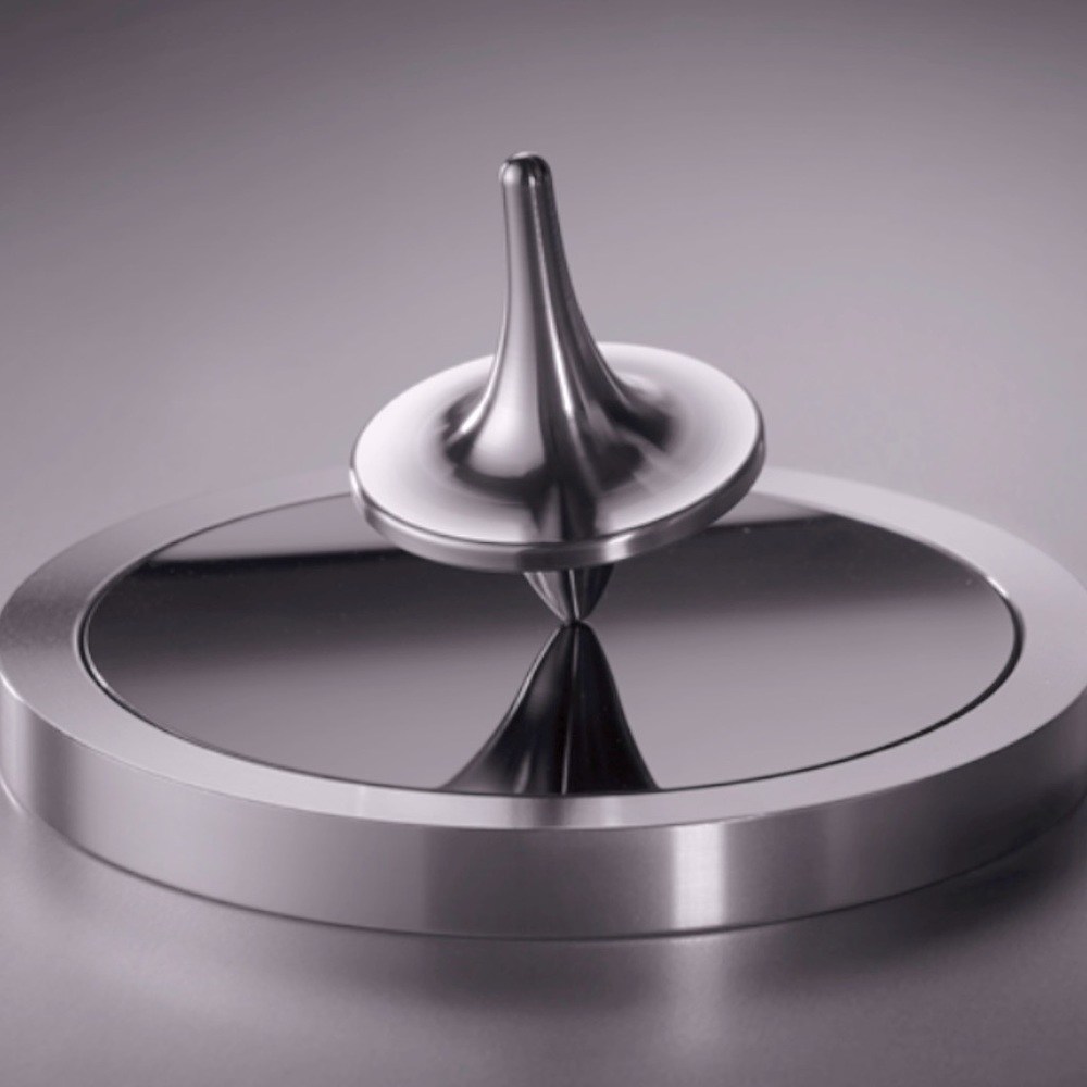 World Famous Forever Spin Titanium Gyroscope Spinning Top (black)